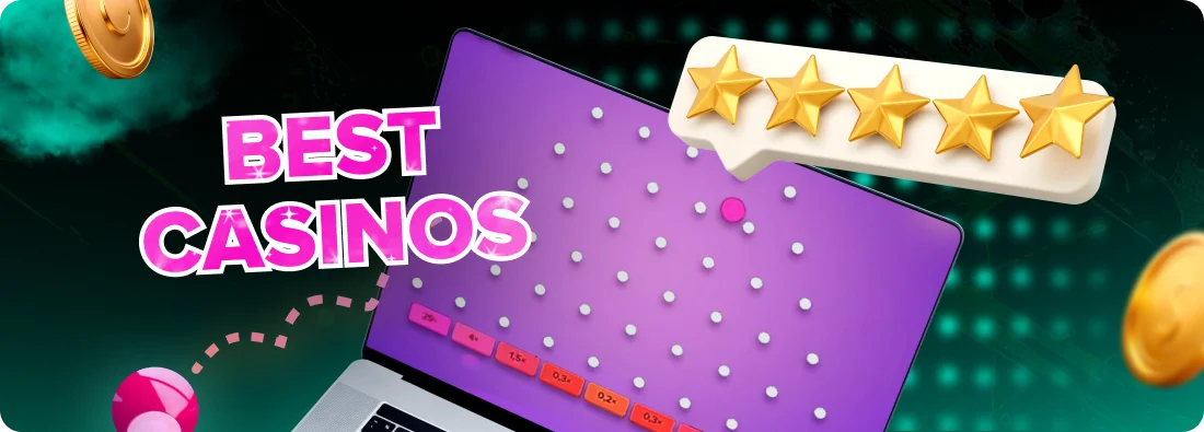 Die besten Online-Casinos für Plinko